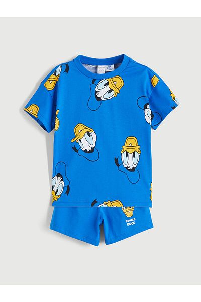 LC Waikiki Printed Baby Boy T-Shirt and Shorts 2-Pack