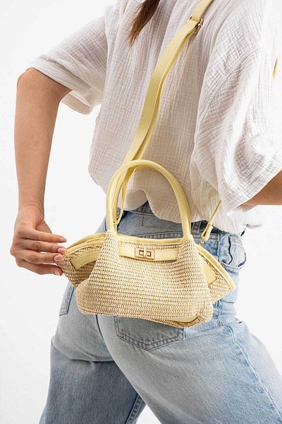 By-Kuss Capri Terra Straw Bag