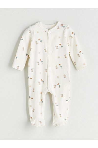 LC Waikiki V-Neck Printed Baby Boy Hospital Discharge Set