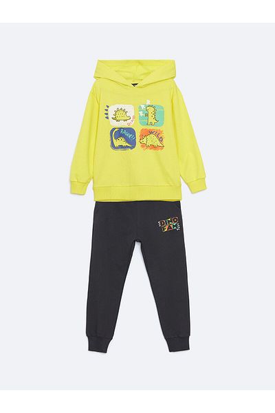 LC Waikiki Hooded Baby Boy Tracksuit Set