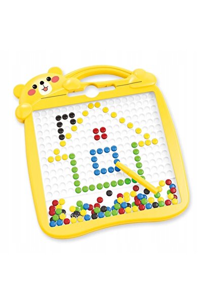 sallma Tabla magnetica Montessori de desenat cu margele si stilou magnetic