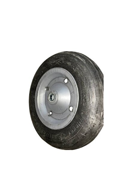 Movidic Roată universală durabilă pentru roabă - Jantă metalică, 335 x 75 mm