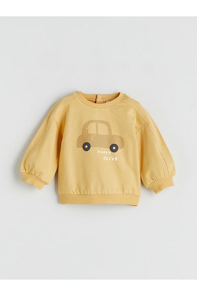 LC Waikiki Printed Baby Boy Sweatshirt and Sweatpants Set of 2