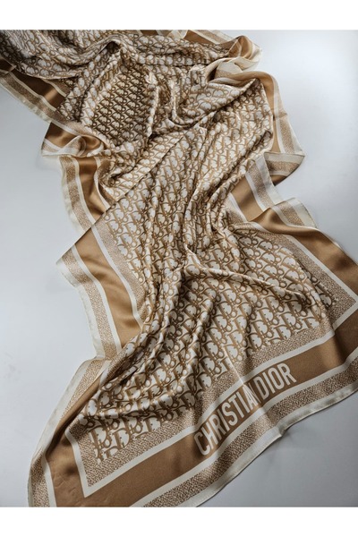 Webinay Home Εισαγόμενο μεταξωτό σάλι Voile Scrafs Hijab Dior Silk Voile Shawl
