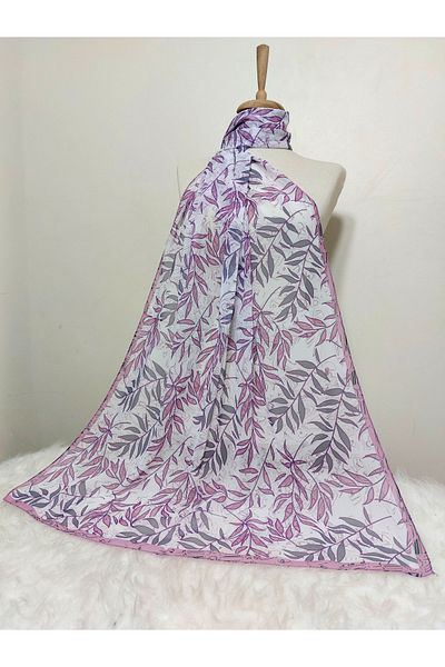 istanbul prensesleri Patterned Chiffon Shawl High Quality Size 70 X 185 cm
