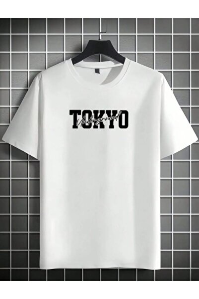 Marco Fresco Unisex μπλουζάκι για εφήβους με στάμπα Tokyo Oversize