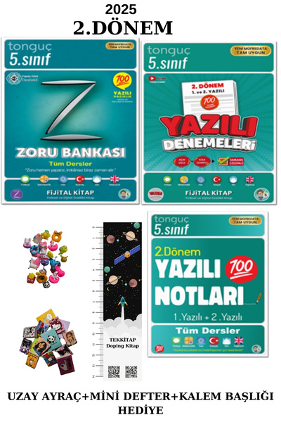 Tonguç Yayınları Tonguç 5. Sınıf Zoru TD. - Yazılı Notları-Yazılı Denemeleri ...