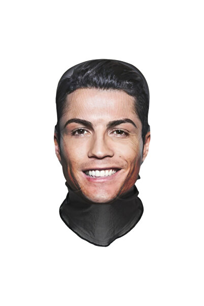 Plankton Tasarım Cristiano Ronaldo 3 Boyutlu Nefes Alabilen Ünlü Maskesi