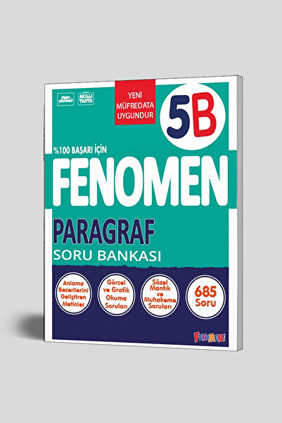 Fenomen Yayıncılık Fenomen 5. Sınıf Paragraf B Soru Bankası