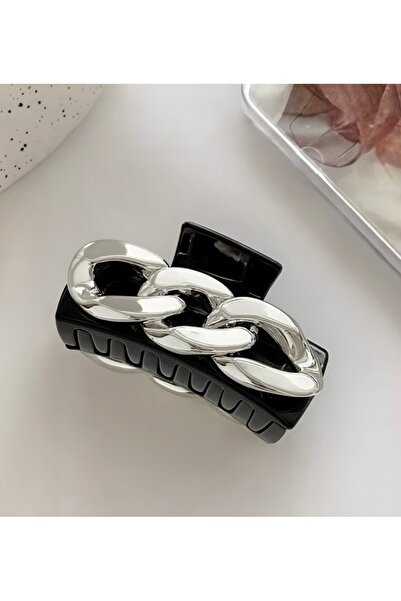 Monalisa Kadın Gümüş Zincir Mandal Toka