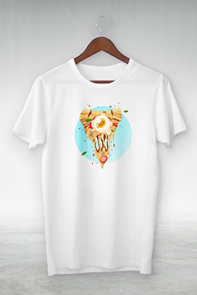 donamod Μπλουζάκι με σχέδιο πίτσας με ένα μάτι, Unisex, Ctp-009