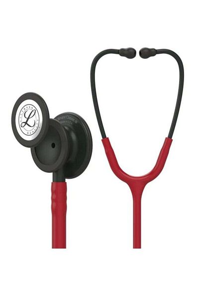 Littmann Classic III Stethoscope: Burgundy Color - Black Finish 5868