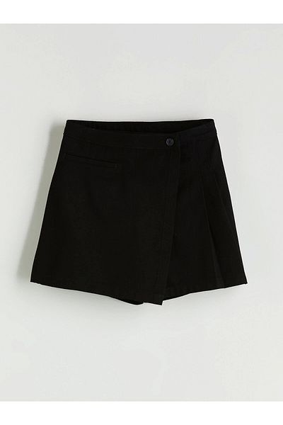 LC Waikiki Детски къси панталони LCW Kids, черни, с щампа