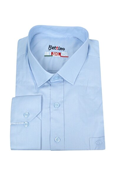 tambattal Cămașă clasică din bumbac de mărime mare, cu mânecă lungă (model larg și confortabil)