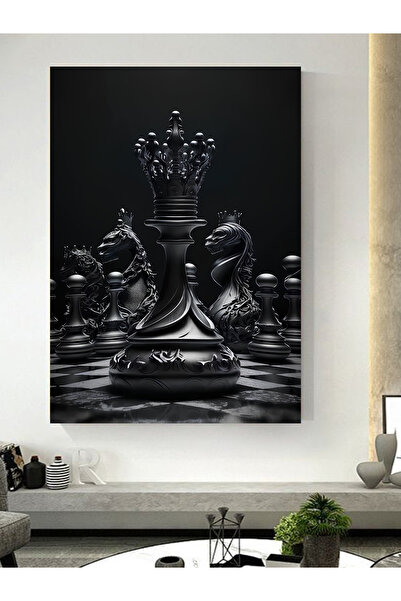 ESLEM SATRANÇ KANVAS TABLO