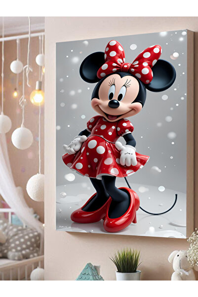 ESLEM MİNNY MOUSE ÇOCUK ODASI KANVAS TABLO