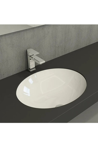 Banyo Lavabosu Elva Parlak Beyaz Renk