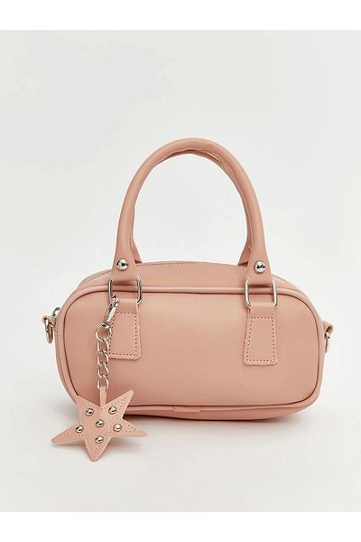 LC Waikiki Lcw Accessories Pink Leather Look Women's Shoulder Bag