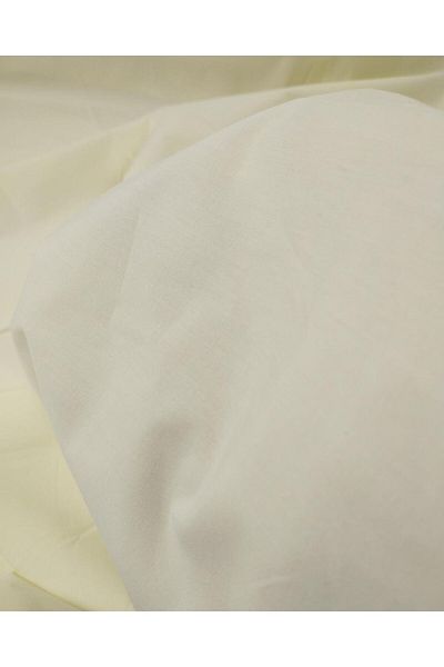 Kumaş Parça Poplin in Cream Color Width: 155