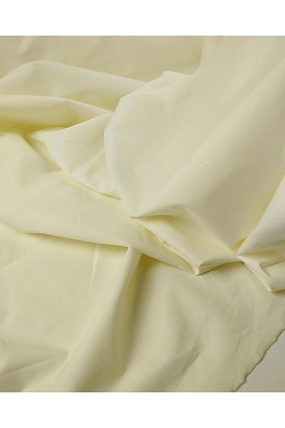 Kumaş Parça Poplin in Cream Color Width: 155