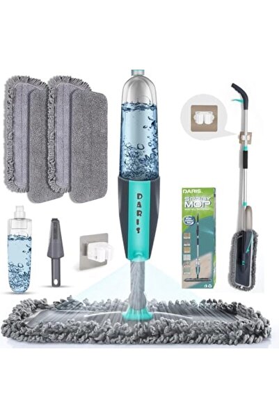 Generic Spray Mop 2-in-1 Mop with 4 Washable Microfiber Pads, 360° Spin, Wet & Dry Floor Cleaner fo