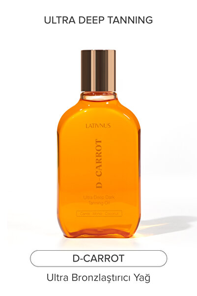 lativnus D-Carrot SPF İçermeyen Sıkılaştırıcı Etkili Yüksek Bronzlaştırıcı Ya...