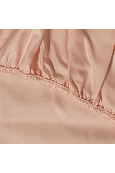 AMBRA 600 TC supima cotton fitted sheet - 120*200 pink