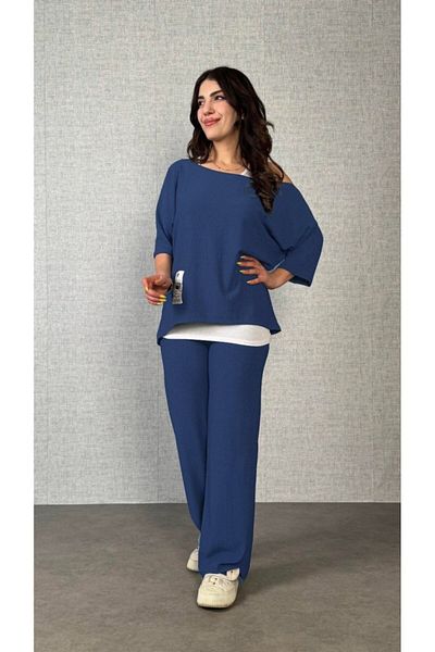leyla sanat sanata yeni bir bakış açısı Leyla New Perspective on Art Women's Short Sleeve Off-The-Shoulder Batwing Sleeve Wrap-Around Blouse