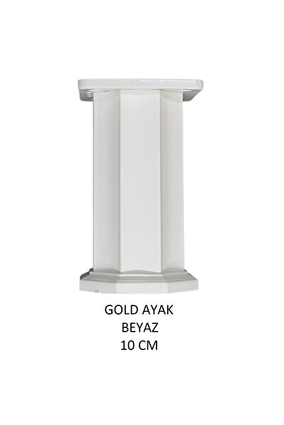 Adilon GOLD AYAK 10cm Alb, inclusiv șuruburi