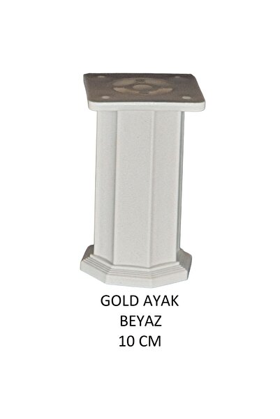 Adilon GOLD AYAK 10cm Alb, inclusiv șuruburi
