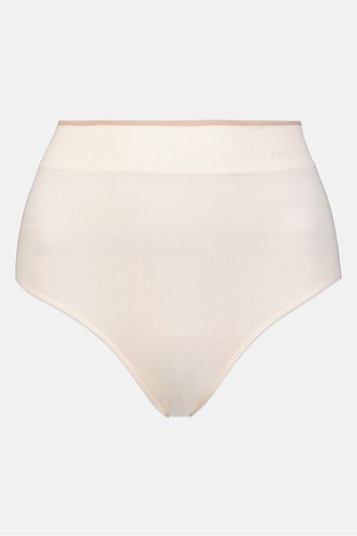 Kathy Ireland Women 5 Piece Plus Size Solid Seamless Briefs, Multicolor