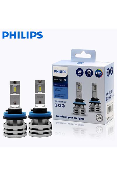Choice4 H11 Head Lamp Philips Ultinon Essential G2 LED H1 H4 H7 H8 H11 H16 HB3 HB4 H1R2 9003 9005 9006 9012
