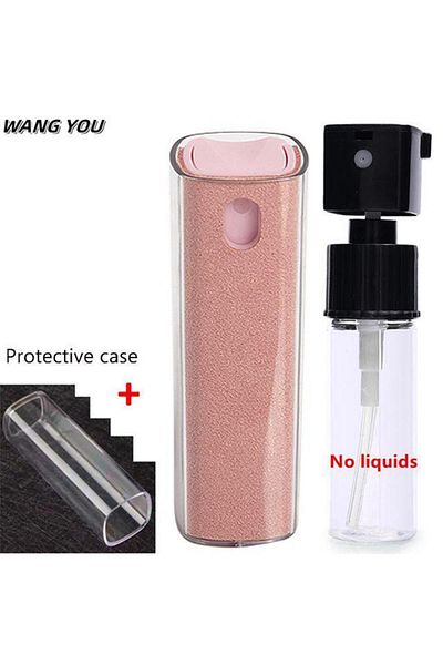 choice2 Q2 Pink Q2 Microfiber Screen Cleaner Spray Bottle Set Mobile Phone Ipad Computer Microfiber Cloth Wi