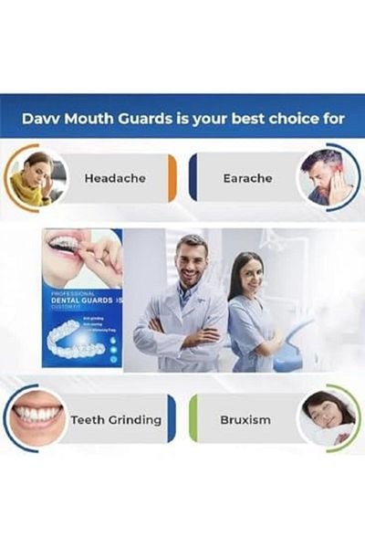 L&Wen Dental Guards for Teeth Grinding and Anti-Clenching, Professional Shapeable Mouth Guard for Gr