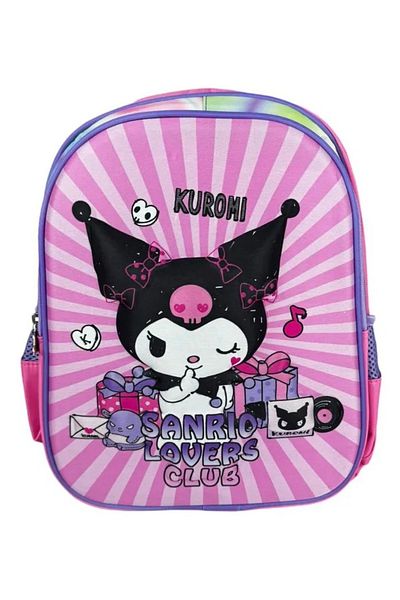 Toybox Printed Sanrio Kuromi Student School Bag Backpack Lunch Bag Pencil Case Three-Piece Set