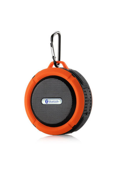 Choice Orange C6 Portable Wireless Bluetooth Speaker Waterproof Suction Cup Outdoor Indoor Sound Box Mini S