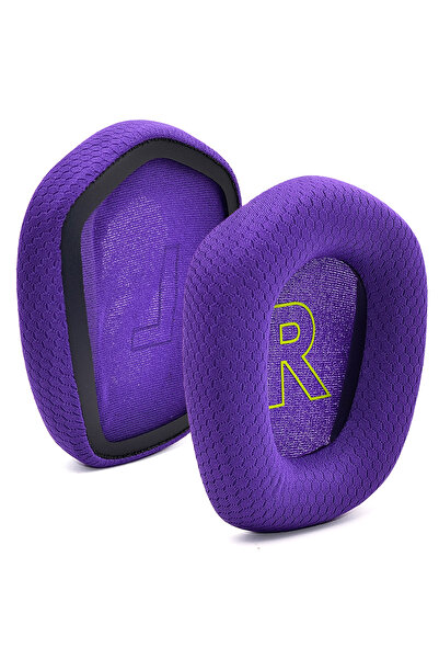 Choice زوج واحد من وسادات الأذن الأرجوانية لسماعات الرأس Logitech G733 G 733، وسادات أذن إسفنجية ناعمة قابلة للاستبدال