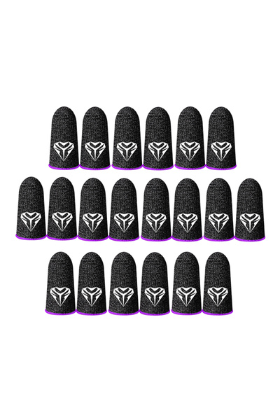 Choice9 10 أزواج من قفازات الإبهام الأرجوانية من 1 إلى 10 أزواج من قفازات الأ...