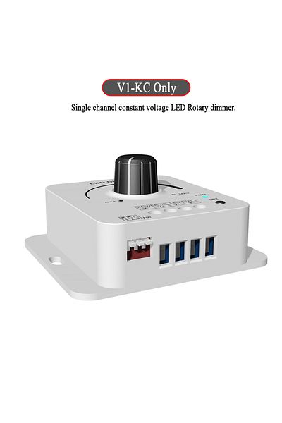Choice Rotary LED Dimmer LED Light Strip Dimmer With Fade Effect DC12V-24V 8.5A PWM Dimming Controller for