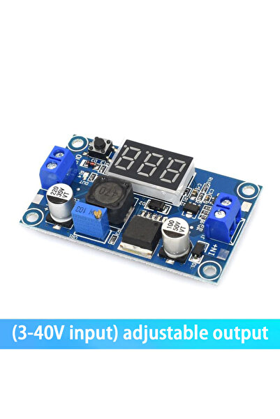 Choice4 3-40 فولت مع شاشة LM2596S DC-DC وحدة إمداد طاقة قابلة للتعديل بتخفيض ...