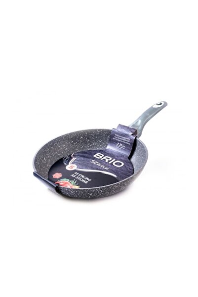 BRIO STONE Tigaie forjată, piatră Brio, 24 cm, înălțime 4,5 cm
