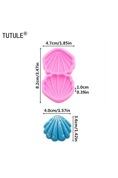 Choice غلاف خارجي صلب من المحيطات الوردية، سلسلة مفاتيح، أقراط، قالب سيليكون،...