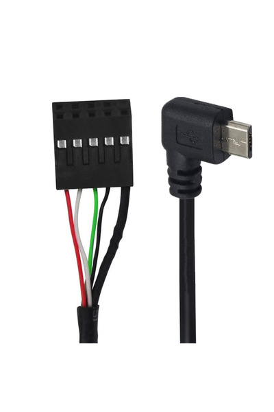 choice2 كابل USB 2.0 بطول 50 سم، مزود بموصل Micro 5Pin/Mini 5Pin ذكر إلى موصل...