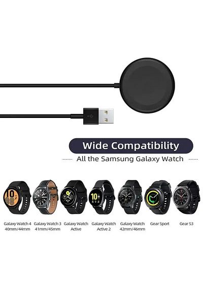 Choice green Wireless Watch Charger Compatible For Samsung Galaxy Watch 5 Pro 5/4/3 Active 2/1Gear Sport/S3