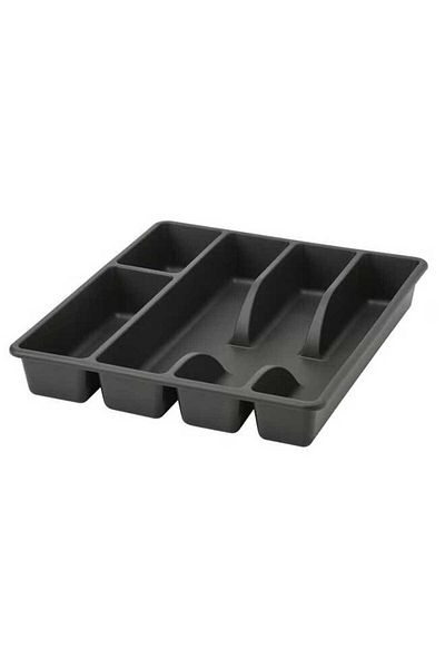 IKEA Cutlery tray, gray, 31x26 cm