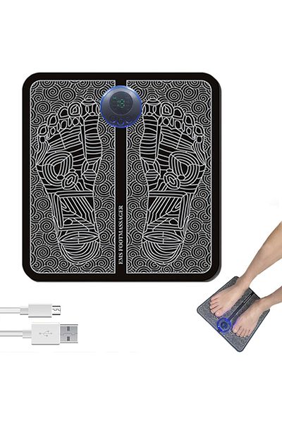 Choice EMSFootMassger Foot Massage Pad Electric Sole Massage Tool USB Charging Convenient Fast Suitable for
