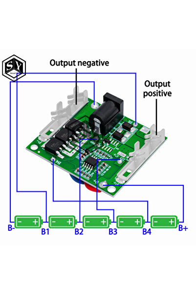 Choice لوحة حماية شحن البطارية 5S 21V 18V 18.5V 20A 3MOS بطارية ليثيوم أيون ل...