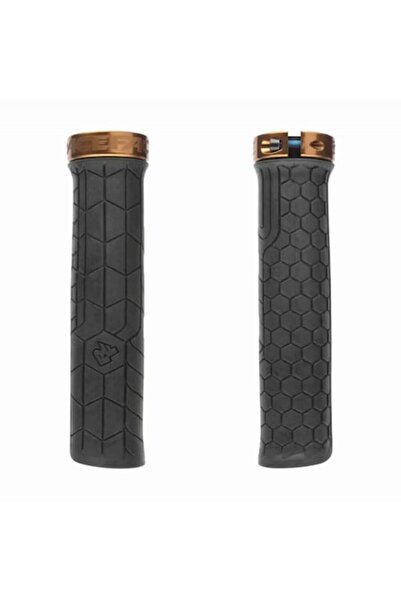 Race Face Mânere ghidon Getta Grip, diametru 30 mm, negre și aurii