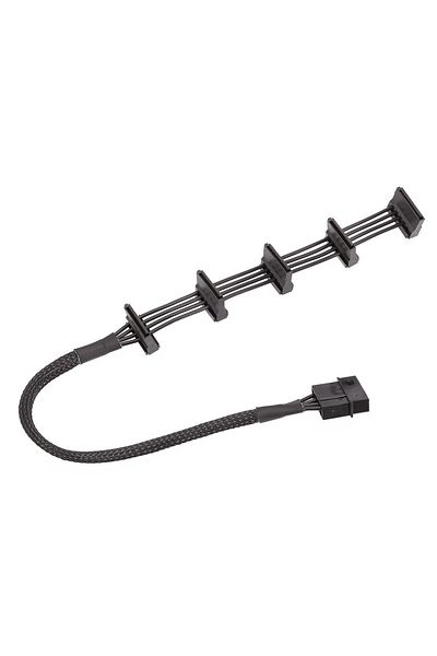 Ninth World 50CM High Quality 1 Pcs Practical Durable PC Server 4 pins IDE Molex 1 to 5 SATA Power Cable Adapter