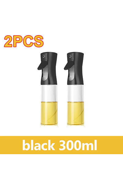 Choice قطعتان - 300 مل - زجاجة بخاخ زيت سوداء 200/300/500 مل، بخاخ زيت زيتون ...